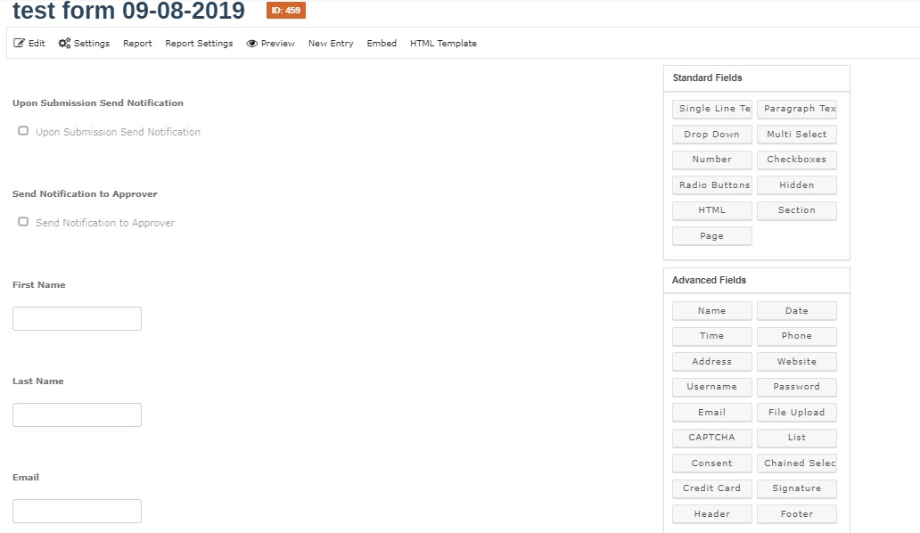 Update New Form How to create a new form and explain all the fields options | InfoFlo ...