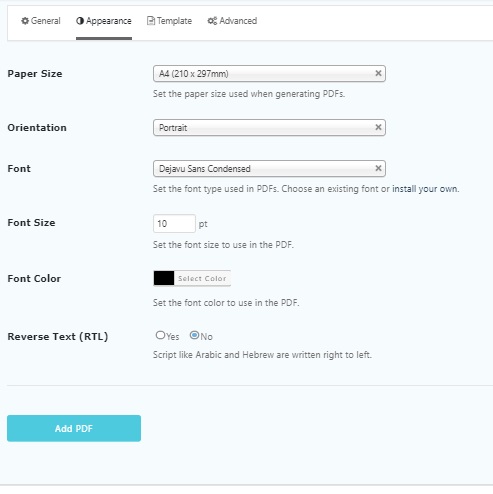 How to setup the PDF template | InfoFlo Solutions
