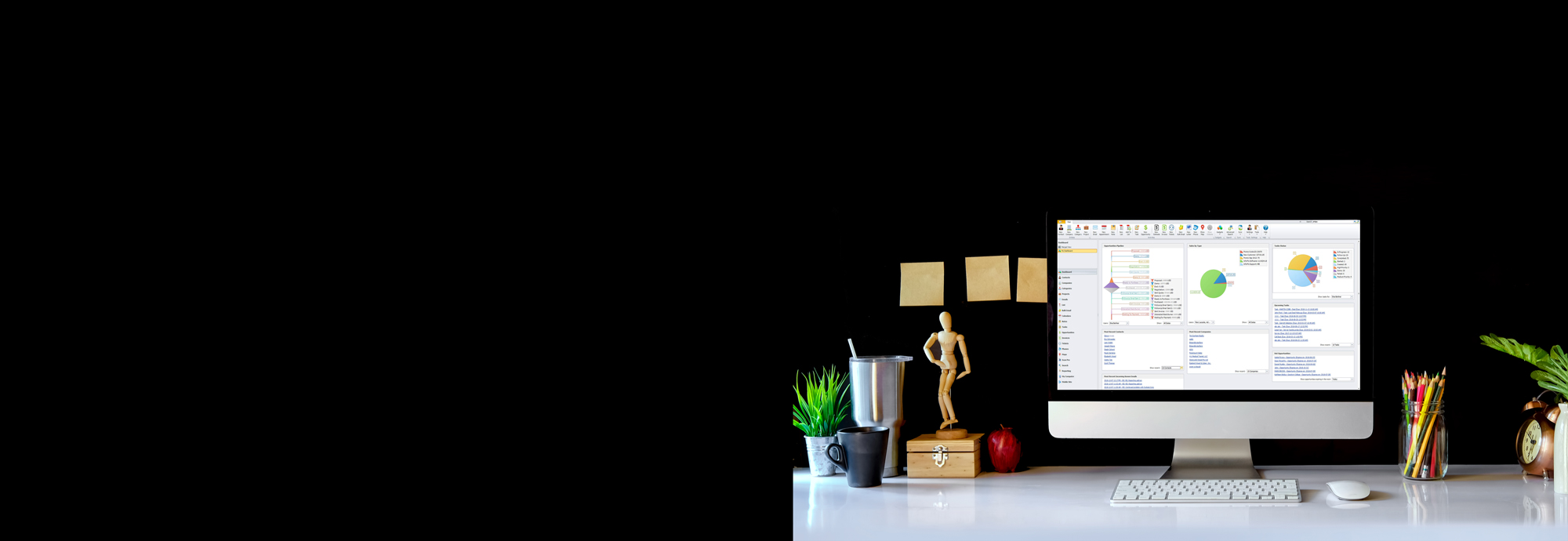 InfoFlo CRM Home Page